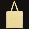 Vilebrequin Linen Turtle Unisex Tote Bag Mineral Dye*Men Beach Bag & Pouches