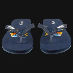 Vilebrequin Men Beach Flip Flops Piranhas*Men Shoes