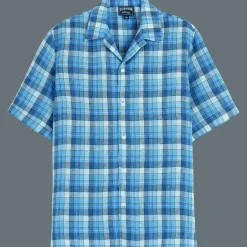 Vilebrequin Men Bowling Shirt Checks - X The Beach Boys*Men Shirts