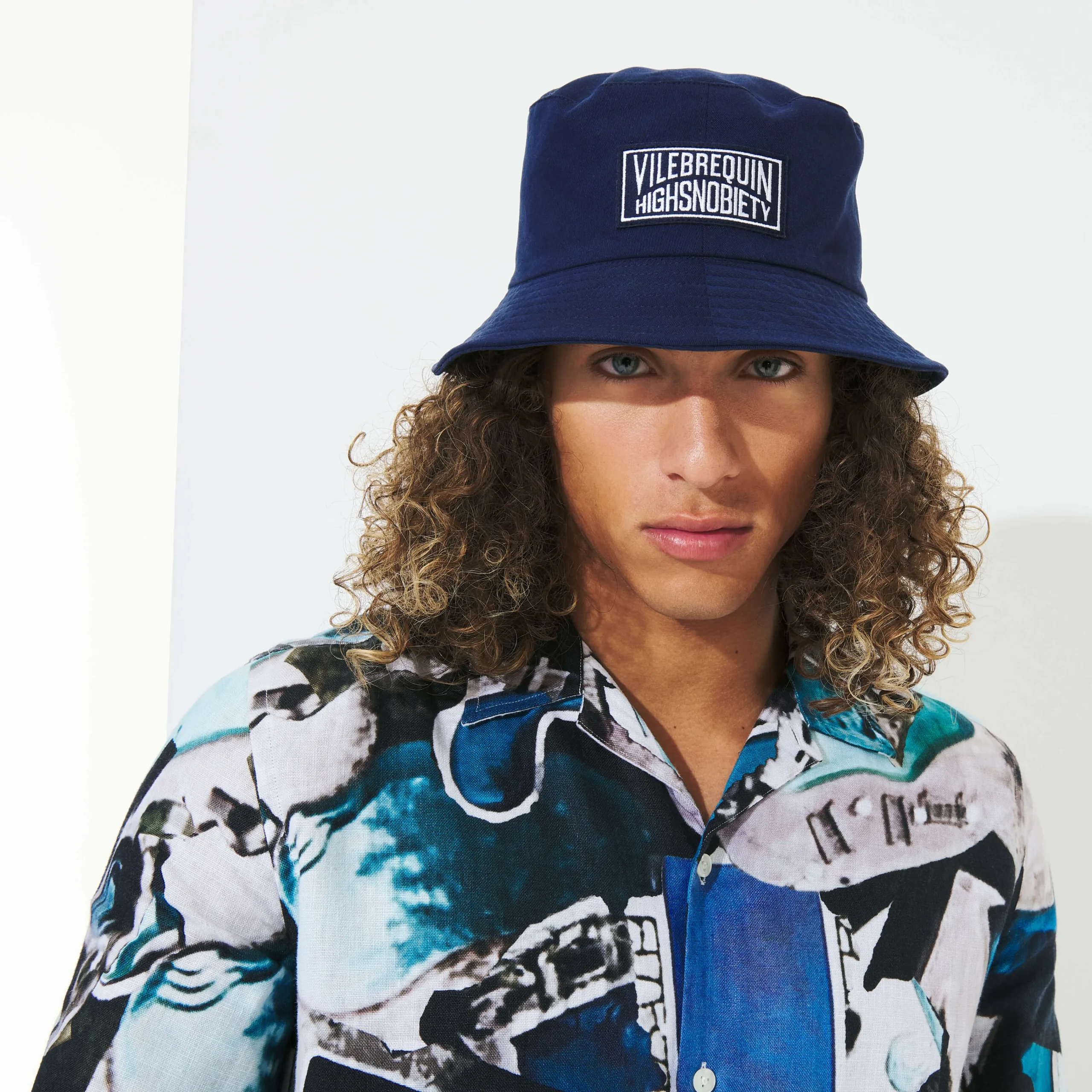 Vilebrequin Men Bowling Shirt Linen Californian Pool Dogtown - X Highsnobiety*Men Shirts