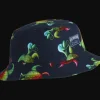 Vilebrequin Men Bucket Hat Tortues Rainbow Multicolor - X Kenny Scharf*Men Hats