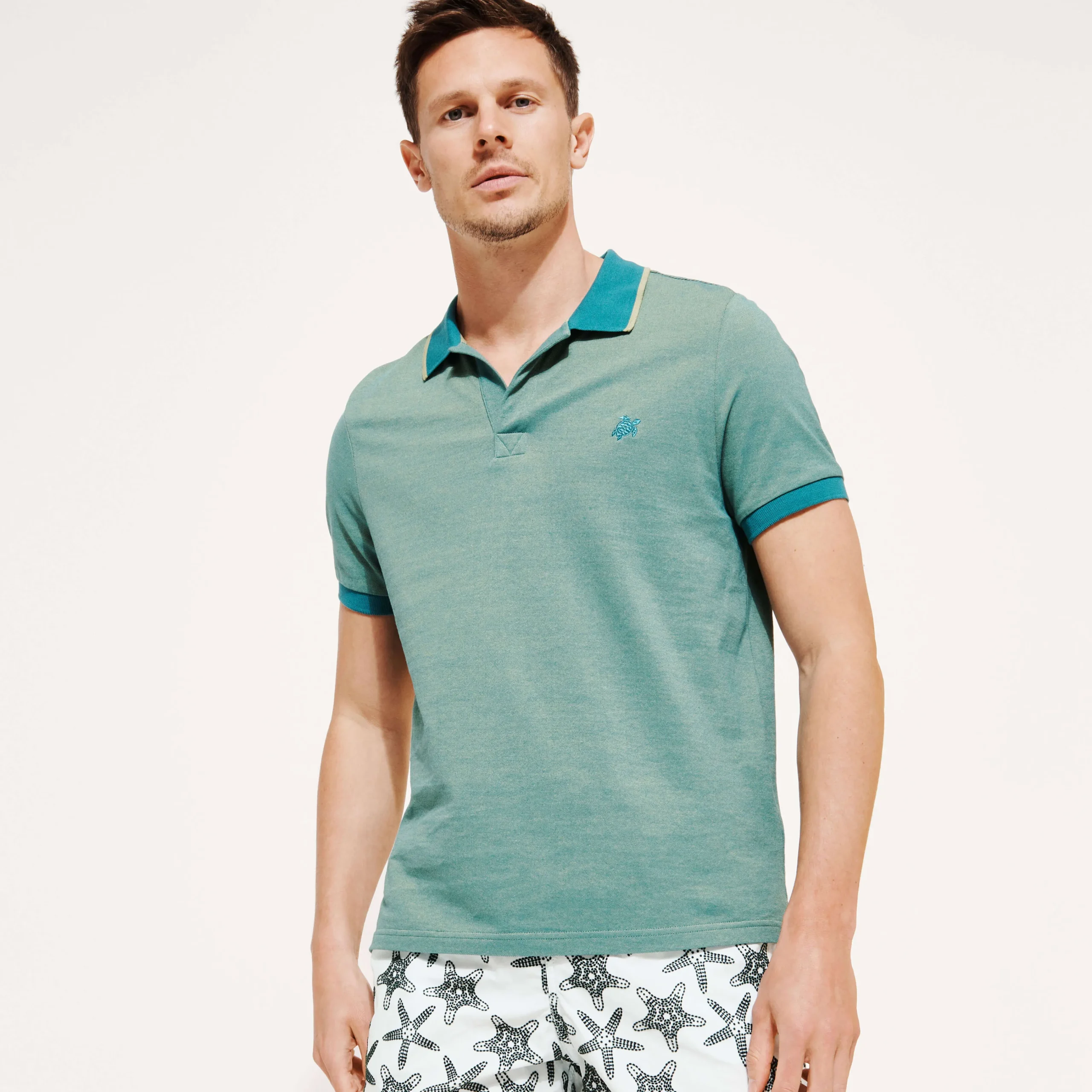 Vilebrequin Men Changing Cotton Pique Polo Shirt Solid*Men Polos