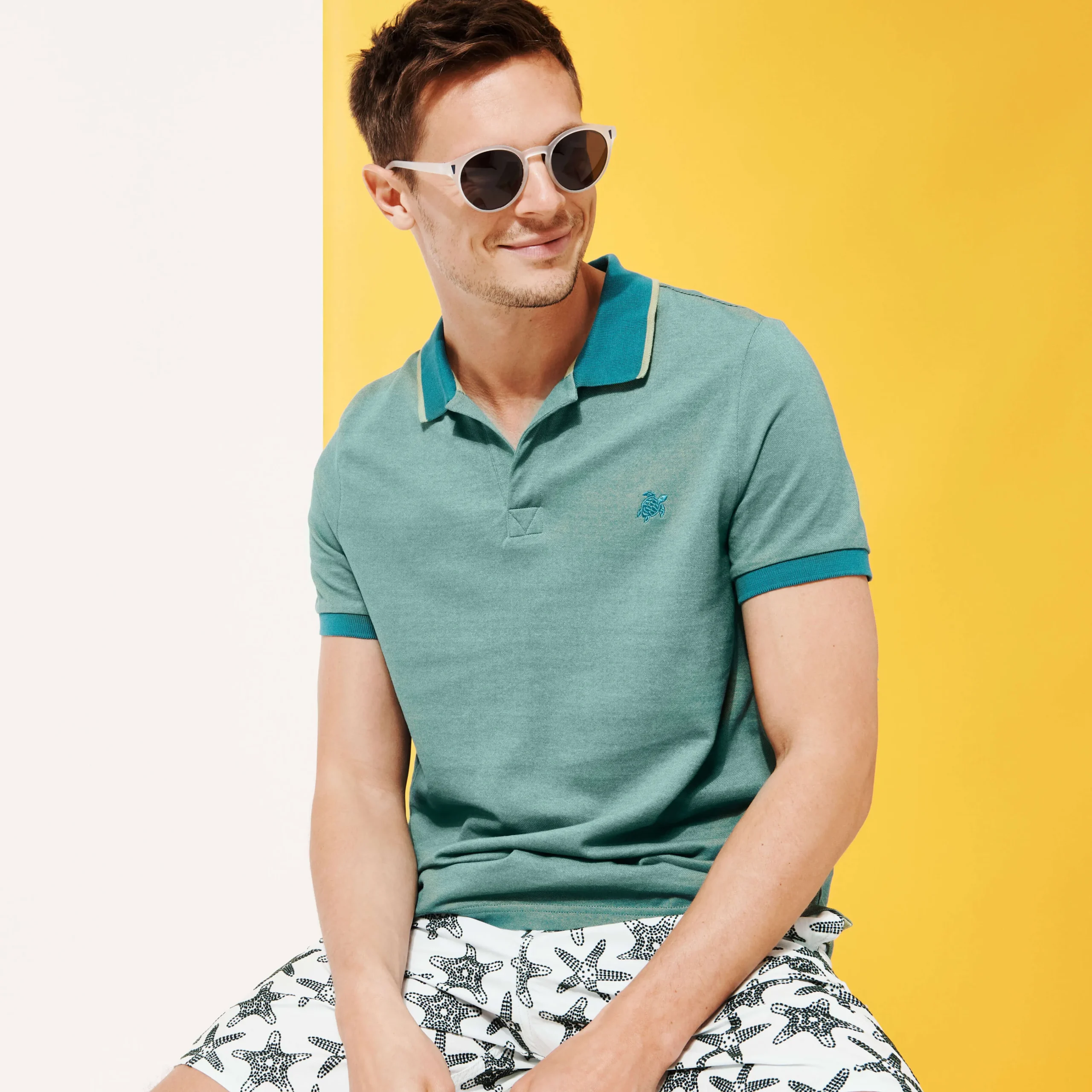 Vilebrequin Men Changing Cotton Pique Polo Shirt Solid*Men Polos
