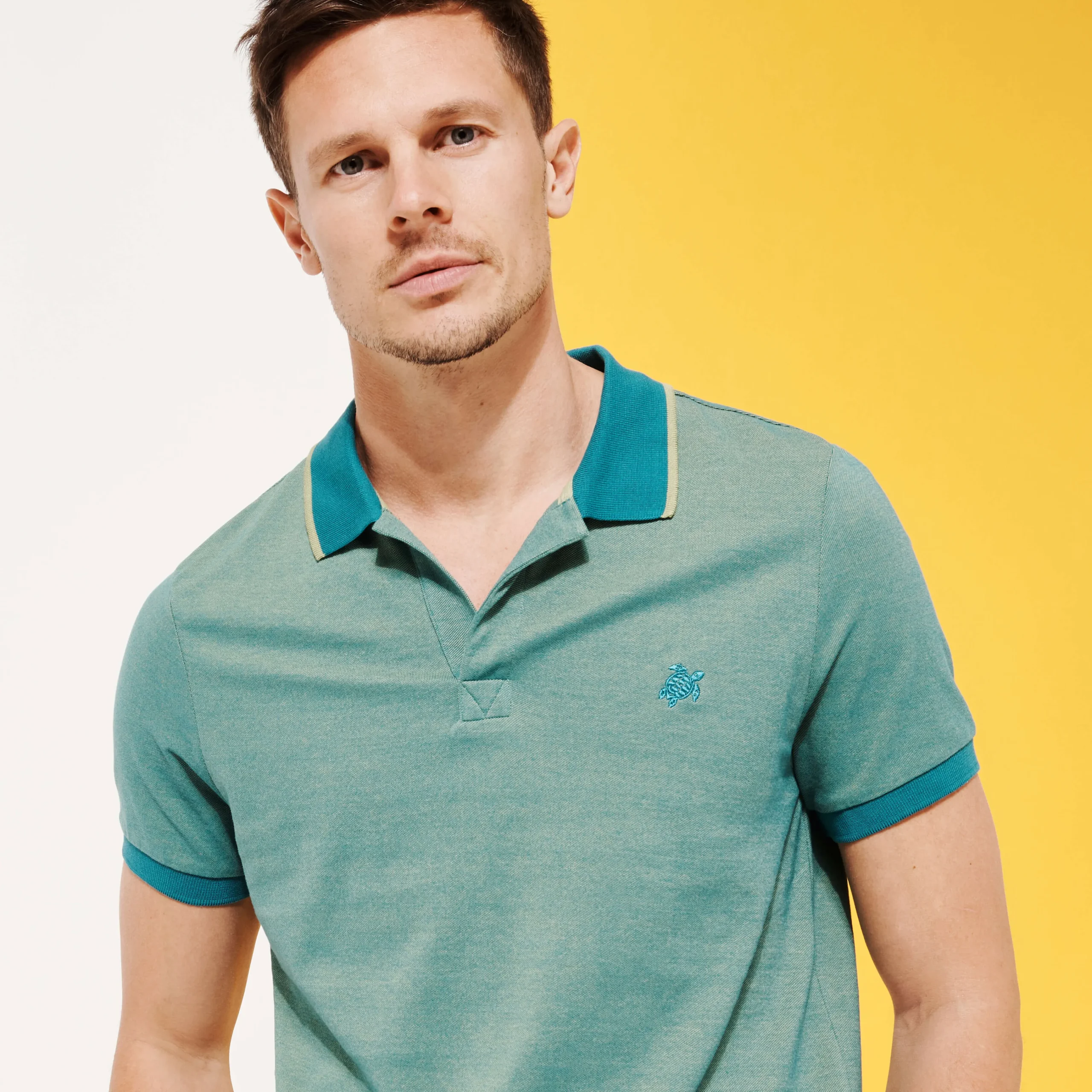 Vilebrequin Men Changing Cotton Pique Polo Shirt Solid*Men Polos