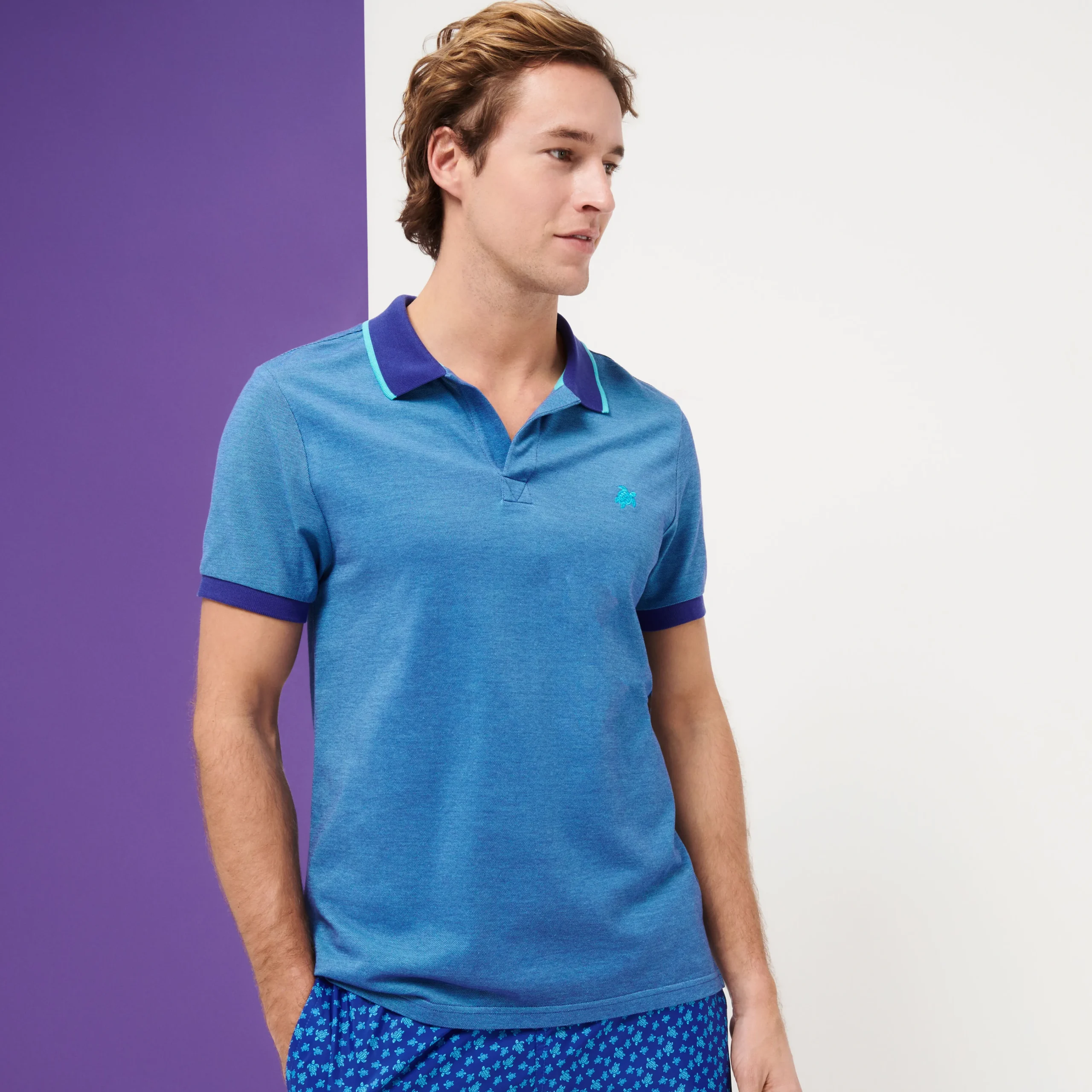 Vilebrequin Men Changing Cotton Pique Polo Shirt Solid*Men Polos