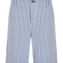 Vilebrequin Men Chino Bermuda Ultra-Light Seersucker*Men Bermuda Shorts