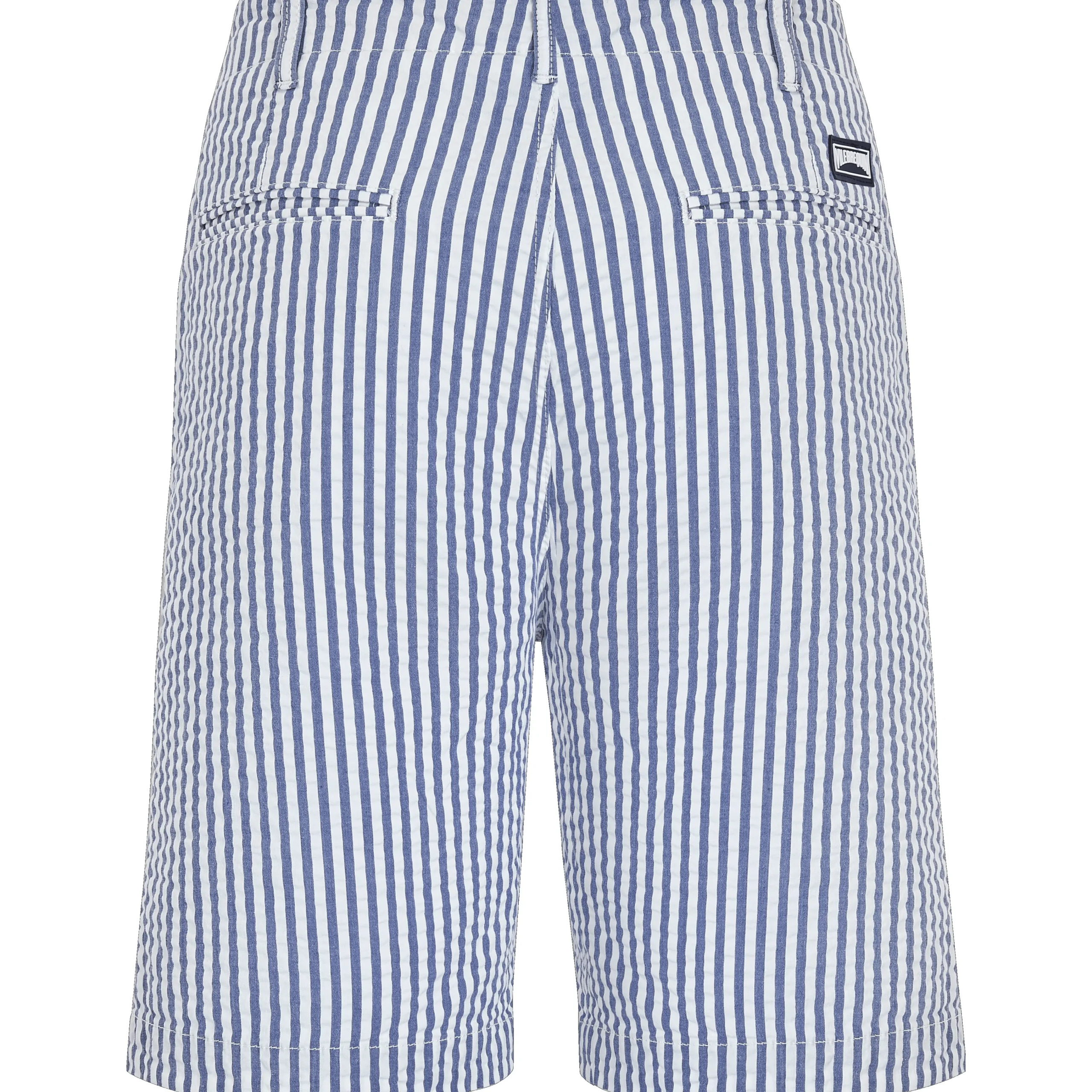 Vilebrequin Men Chino Bermuda Ultra-Light Seersucker*Men Bermuda Shorts