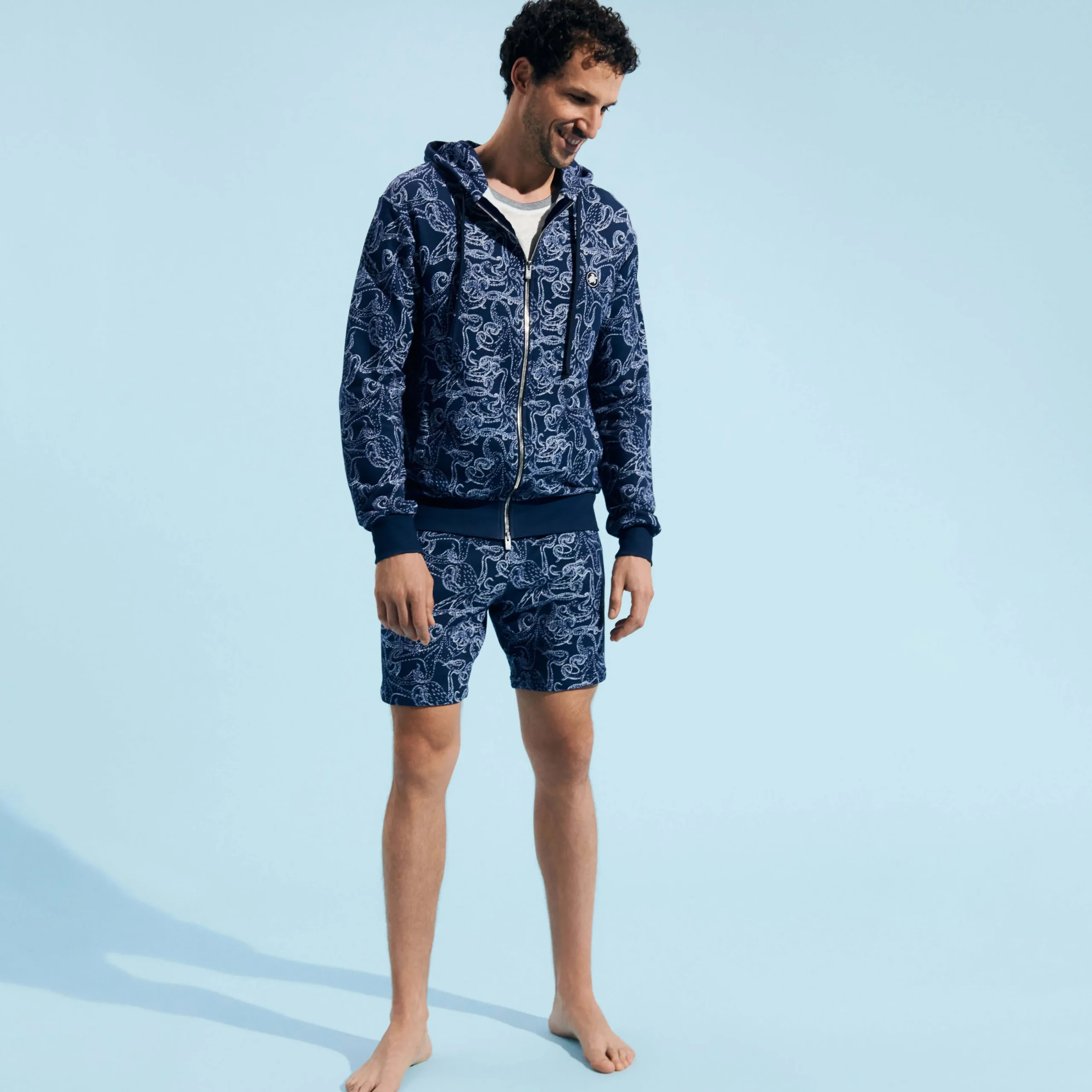 Vilebrequin Men Cotton Bermuda Trunks Poulpes Bicolores*Men Bermuda Shorts