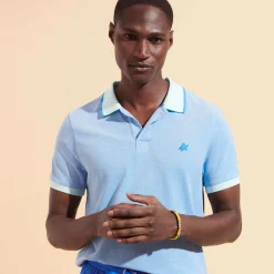 Vilebrequin Men Cotton Changing Color Pique Polo Shirt*Men Polos