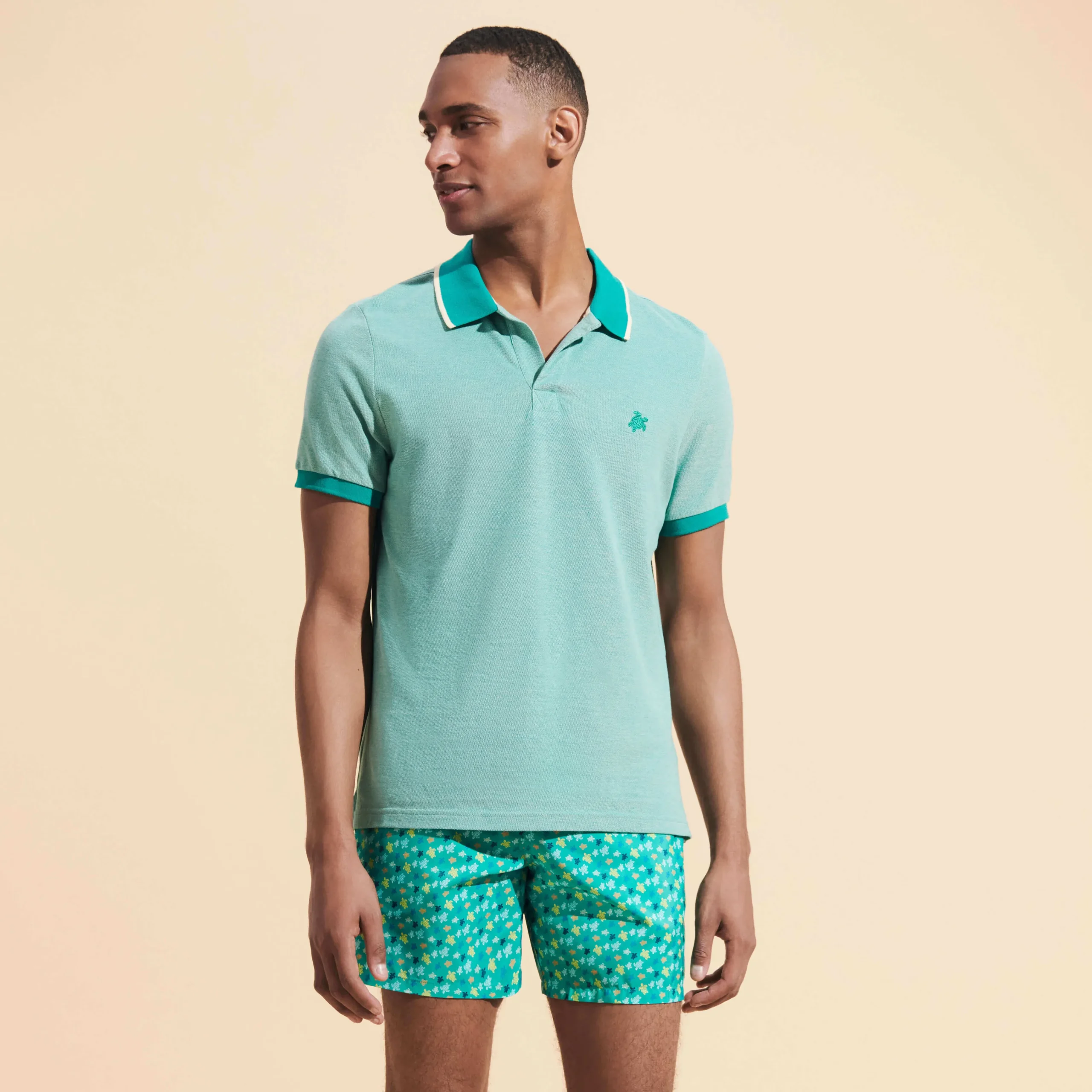 Vilebrequin Men Cotton Changing Color Pique Polo Shirt*Men Polos