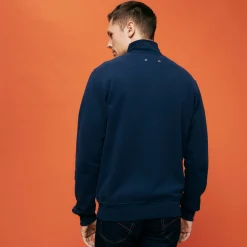 Vilebrequin Men Cotton Front Zip Sweatshirt Neo Medusa Brode*Men Sweatshirts