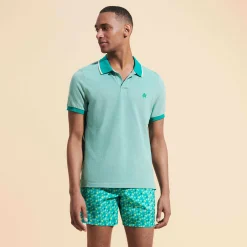 Vilebrequin Men Cotton Pique Polo Shirt Solid*Men Polos