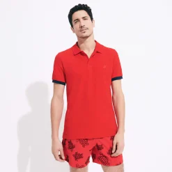 Vilebrequin Men Cotton Pique Polo Shirt Solid*Men Polos