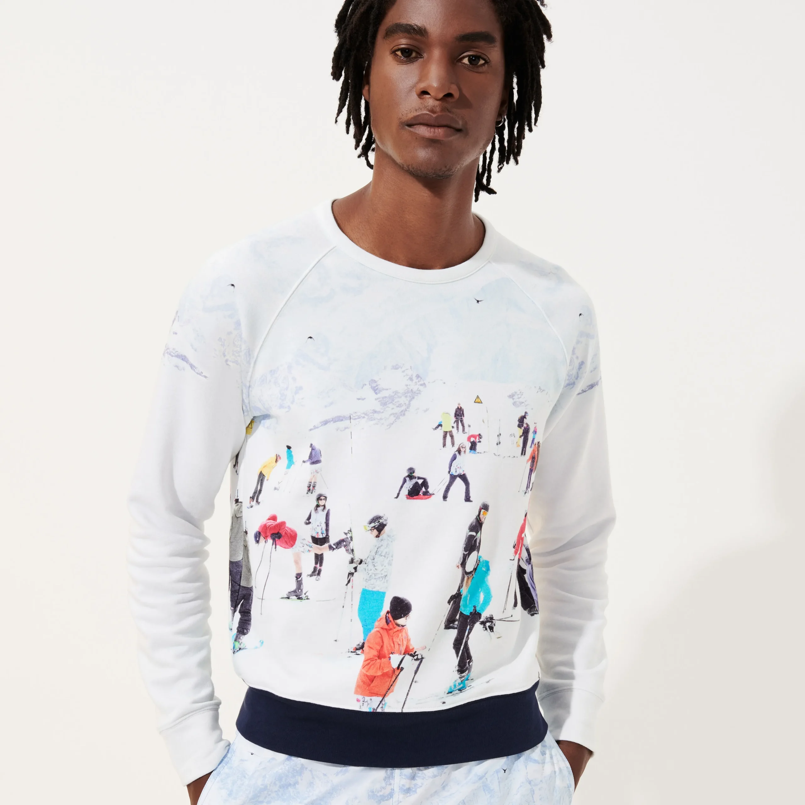 Vilebrequin Men Cotton Sweatshirt Ski - X Massimo Vitali*Men Sweatshirts
