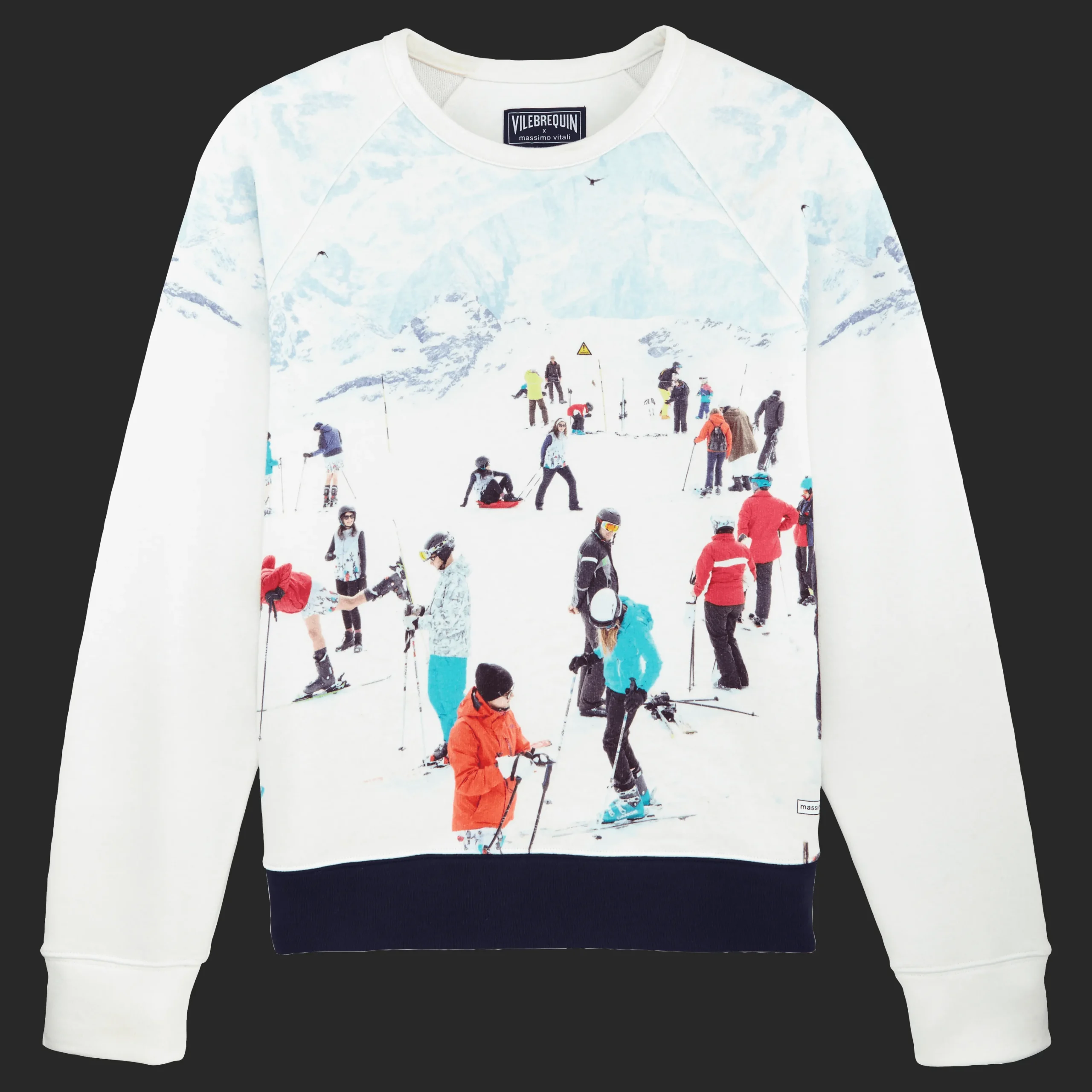 Vilebrequin Men Cotton Sweatshirt Ski - X Massimo Vitali*Men Sweatshirts