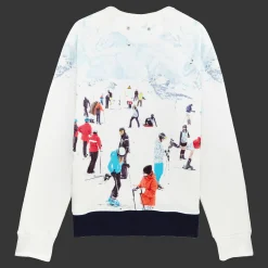 Vilebrequin Men Cotton Sweatshirt Ski - X Massimo Vitali*Men Sweatshirts