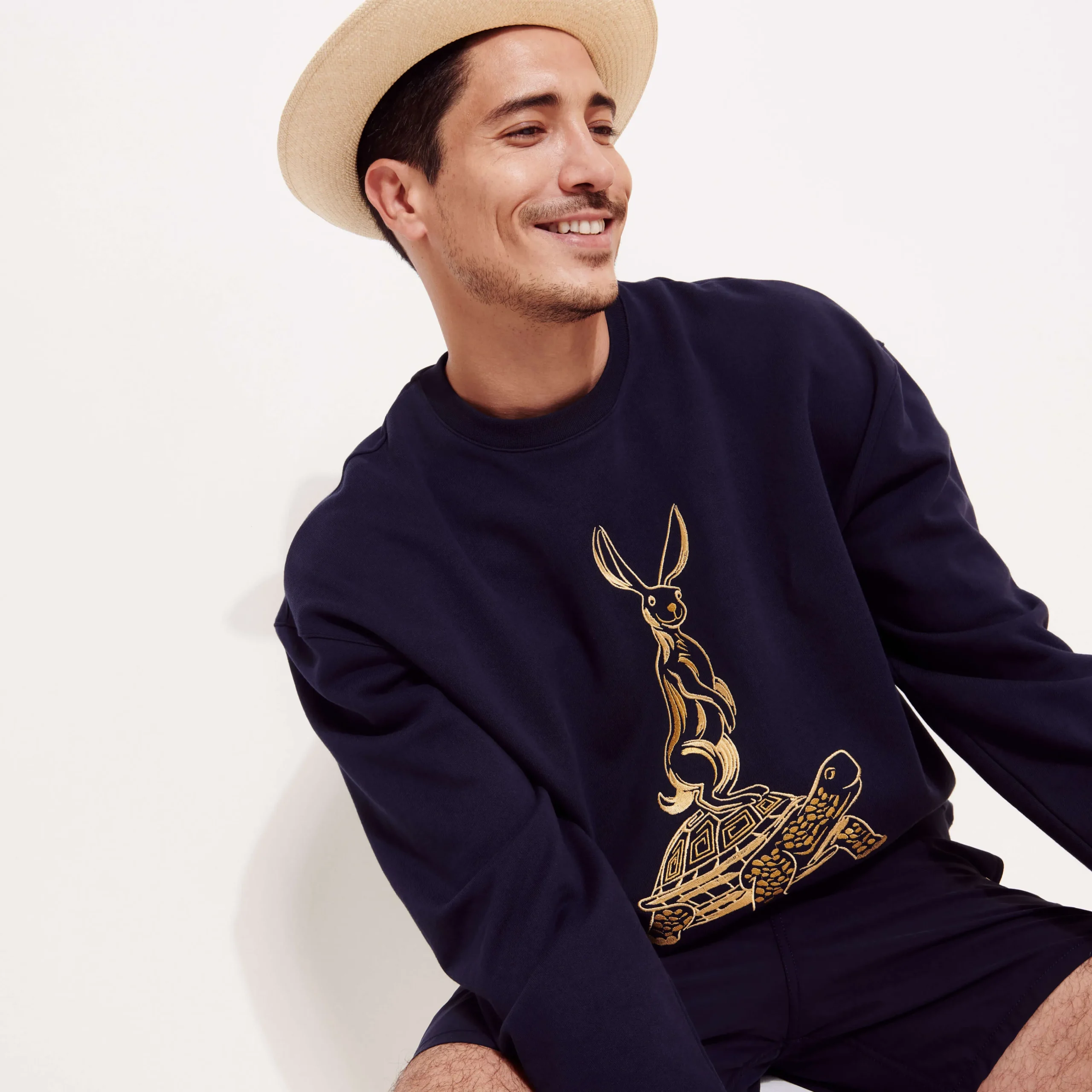 Vilebrequin Men Cotton Sweatshirt The Year Of The Rabbit*Men Sweatshirts