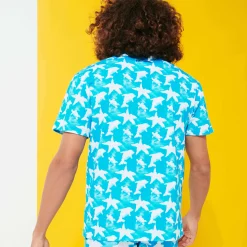 Vilebrequin Men Cotton T-Shirt Clouds*Men T-Shirts
