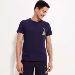 Vilebrequin Men Cotton T-Shirt The Year Of The Rabbit*Men T-Shirts