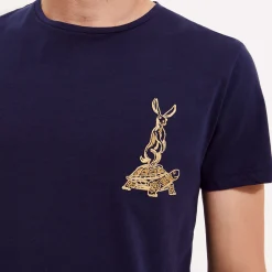 Vilebrequin Men Cotton T-Shirt The Year Of The Rabbit*Men T-Shirts