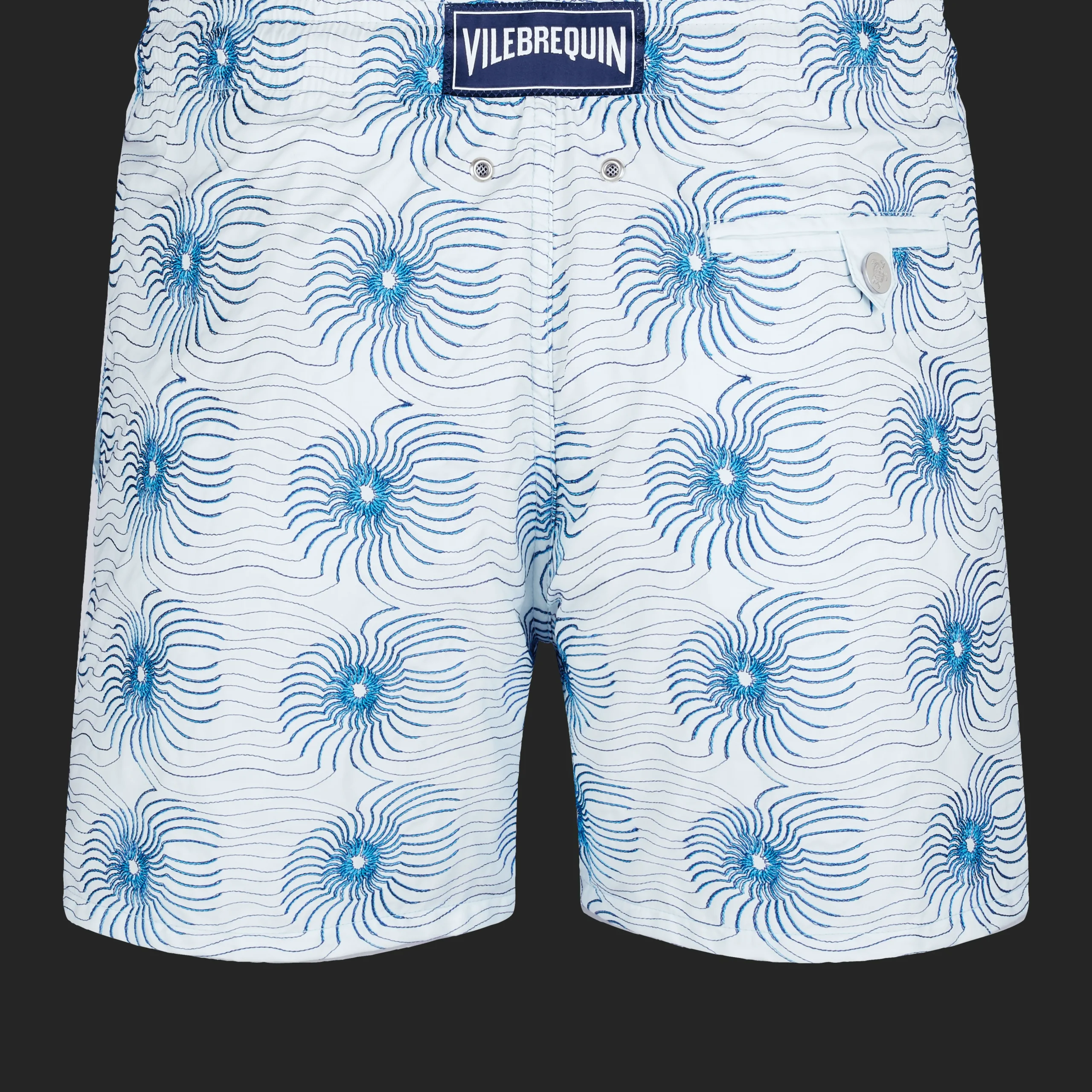 Vilebrequin Men Embroidered Swim Trunks Hypno Shell - Limited Edition*Men The Embroidered