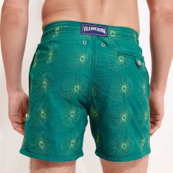 Vilebrequin Men Embroidered Swim Trunks Hypno Shell - Limited Edition*Men The Embroidered