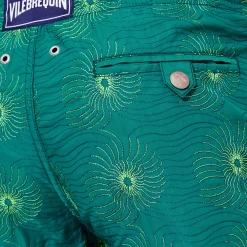 Vilebrequin Men Embroidered Swim Trunks Hypno Shell - Limited Edition*Men The Embroidered