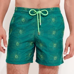 Vilebrequin Men Embroidered Swim Trunks Hypno Shell - Limited Edition*Men The Embroidered