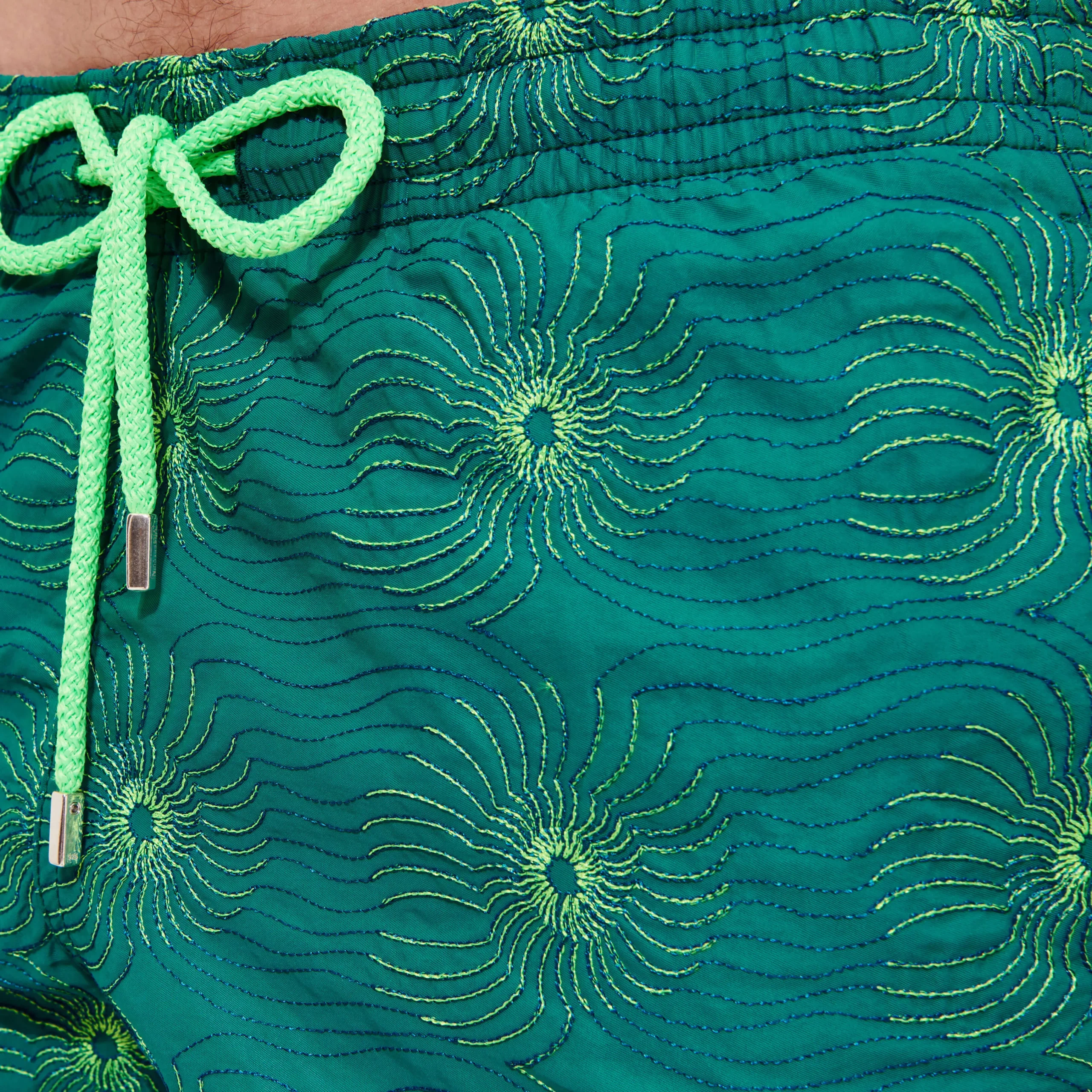 Vilebrequin Men Embroidered Swim Trunks Hypno Shell - Limited Edition*Men The Embroidered