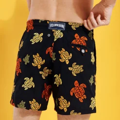 Vilebrequin Men Embroidered Swim Trunks Ronde Des Tortues - Limited Edition*Men The Embroidered