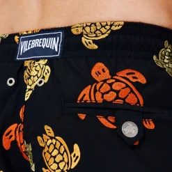 Vilebrequin Men Embroidered Swim Trunks Ronde Des Tortues - Limited Edition*Men The Embroidered