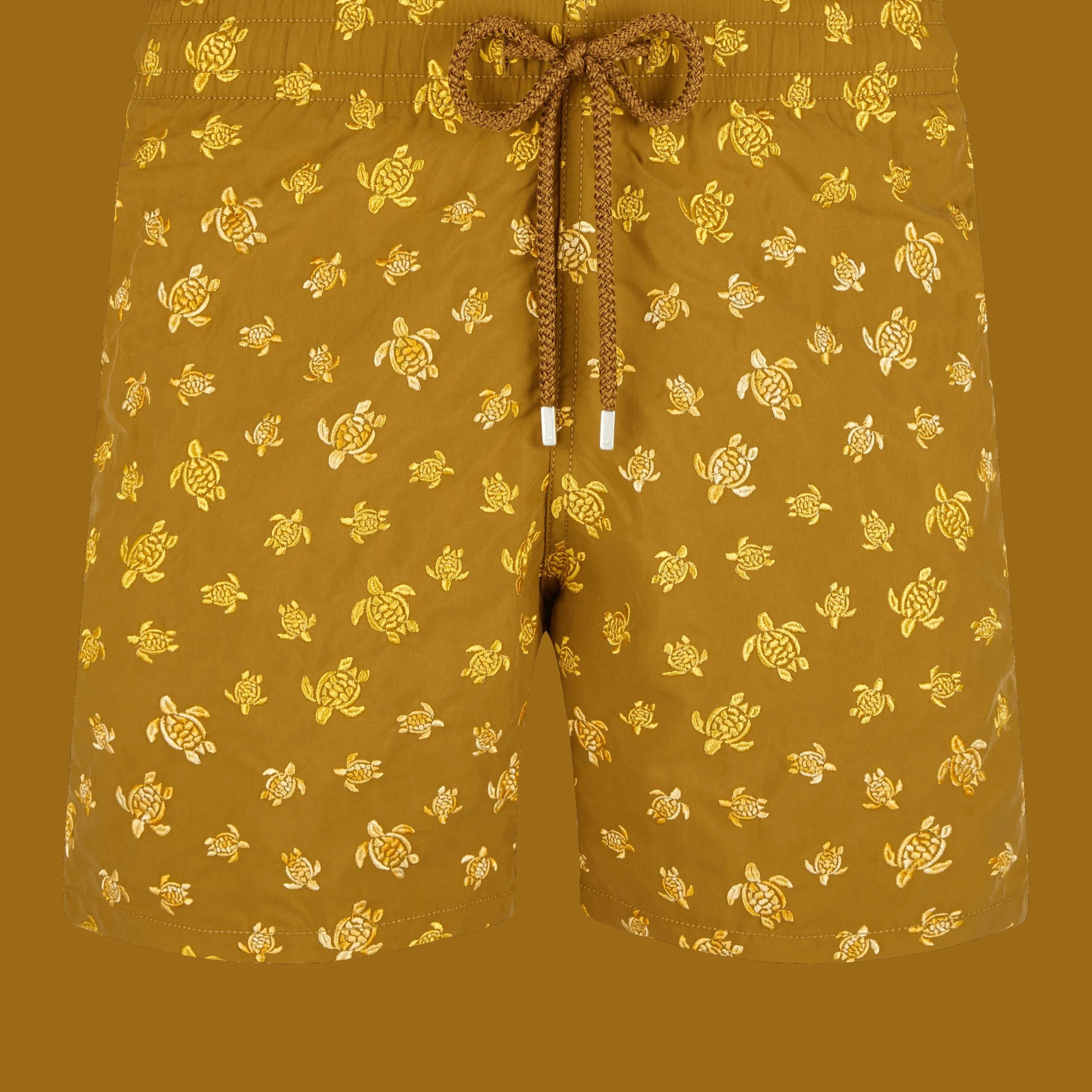 Vilebrequin Men Embroidered Swim Trunks Micro Ronde Des Tortues - Limited Edition*Men The Embroidered
