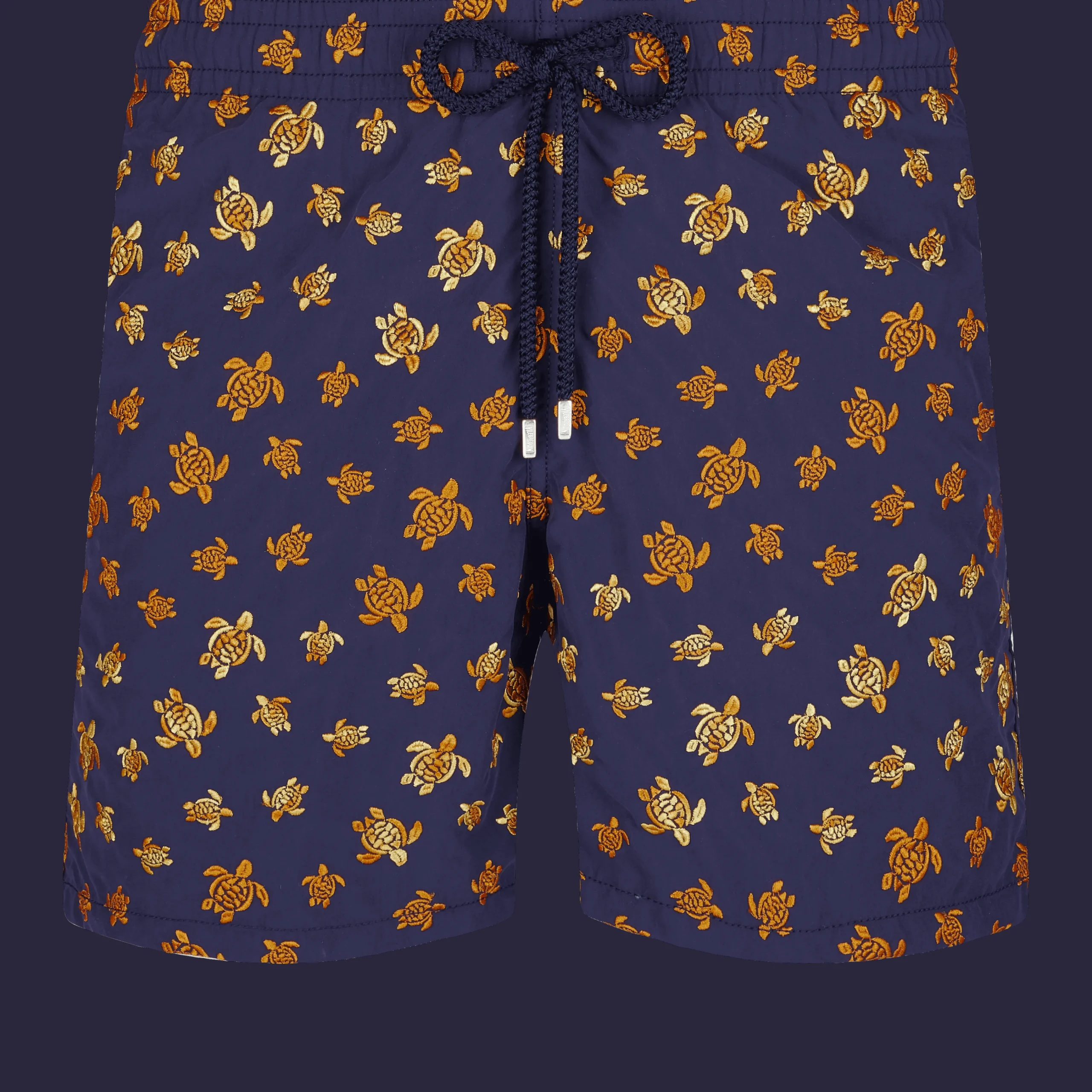 Vilebrequin Men Embroidered Swim Trunks Micro Ronde Des Tortues - Limited Edition*Men The Embroidered