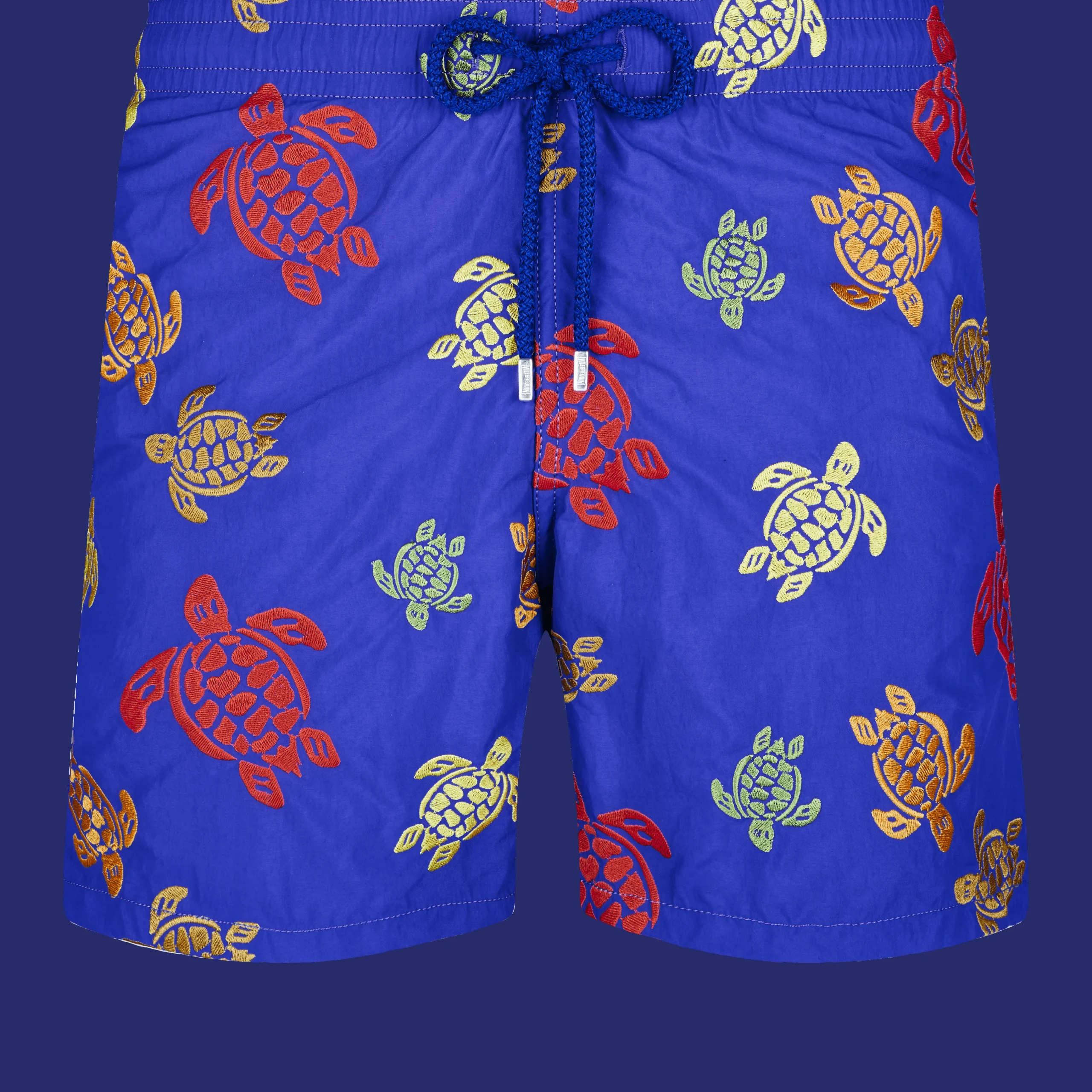 Vilebrequin Men Embroidered Swim Trunks Ronde Des Tortues - Limited Edition*Men The Embroidered