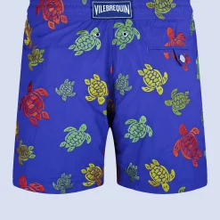 Vilebrequin Men Embroidered Swim Trunks Ronde Des Tortues - Limited Edition*Men The Embroidered