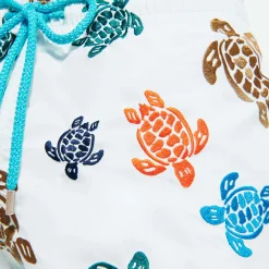 Vilebrequin Men Embroidered Swim Trunks Ronde Des Tortues - Limited Edition*Men The Embroidered