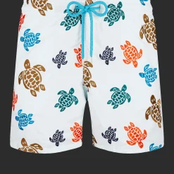 Vilebrequin Men Embroidered Swim Trunks Ronde Des Tortues - Limited Edition*Men The Embroidered