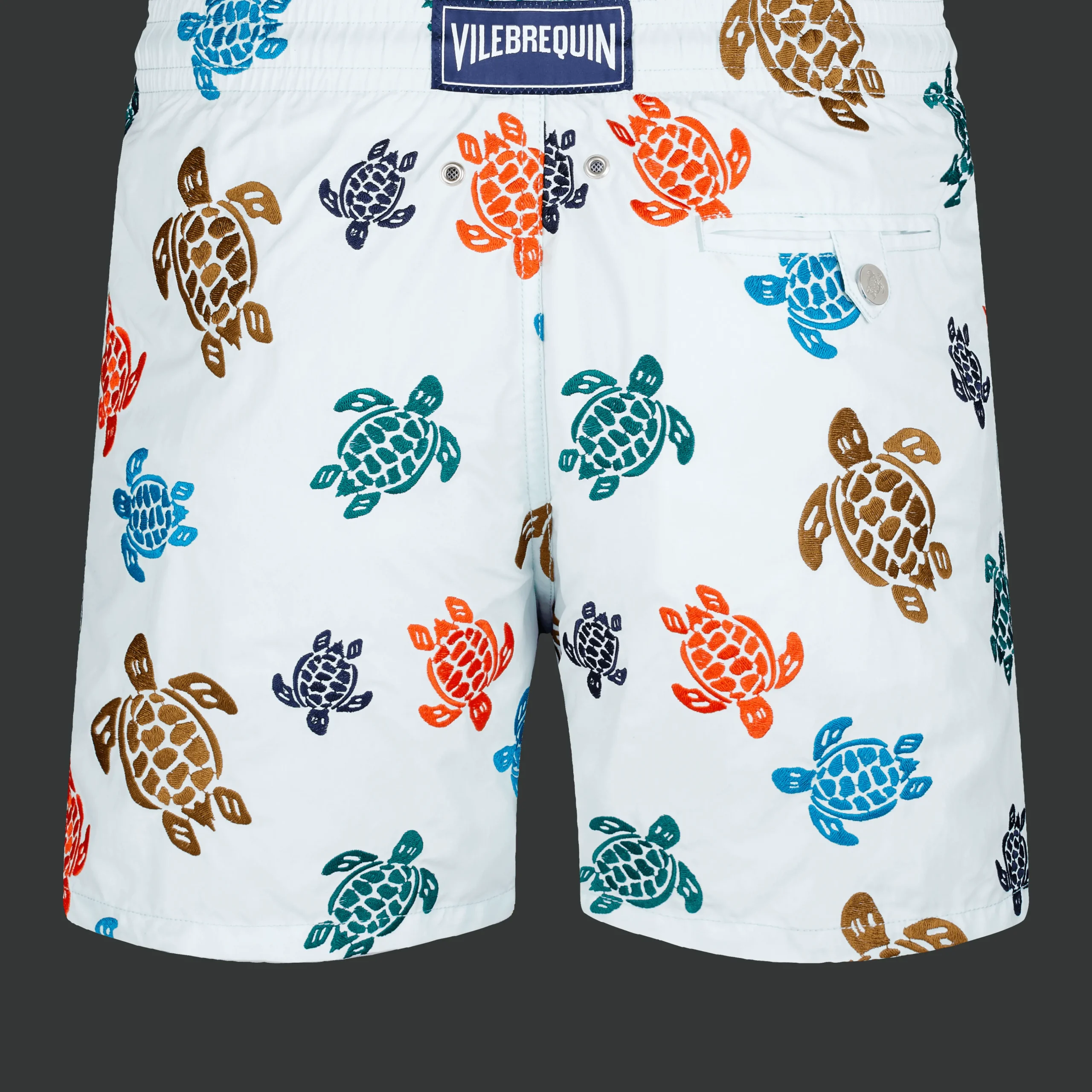 Vilebrequin Men Embroidered Swim Trunks Ronde Des Tortues - Limited Edition*Men The Embroidered