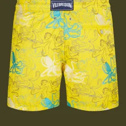 Vilebrequin Men Embroidered Swim Trunks Octopussy - Limited Edition*Men The Embroidered