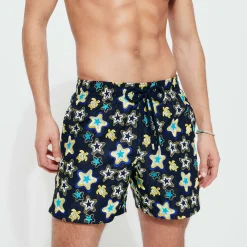 Vilebrequin Men Embroidered Swim Trunks Stars Gift - Limited Edition*Men The Embroidered