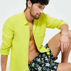 Vilebrequin Men Embroidered Swim Trunks Stars Gift - Limited Edition*Men The Embroidered