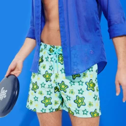 Vilebrequin Men Embroidered Swim Trunks Stars Gift - Limited Edition*Men The Embroidered