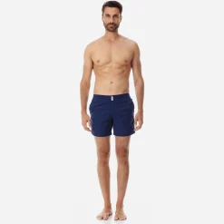 Vilebrequin Men Flat Belt Stretch Swim Trunk Solid*Men The Flat Belt