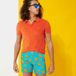 Vilebrequin Men Flat Belt Stretch Swimwear Starfish Dance*Men The Stretch Fabric