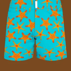 Vilebrequin Men Flat Belt Stretch Swimwear Starfish Dance*Men The Stretch Fabric