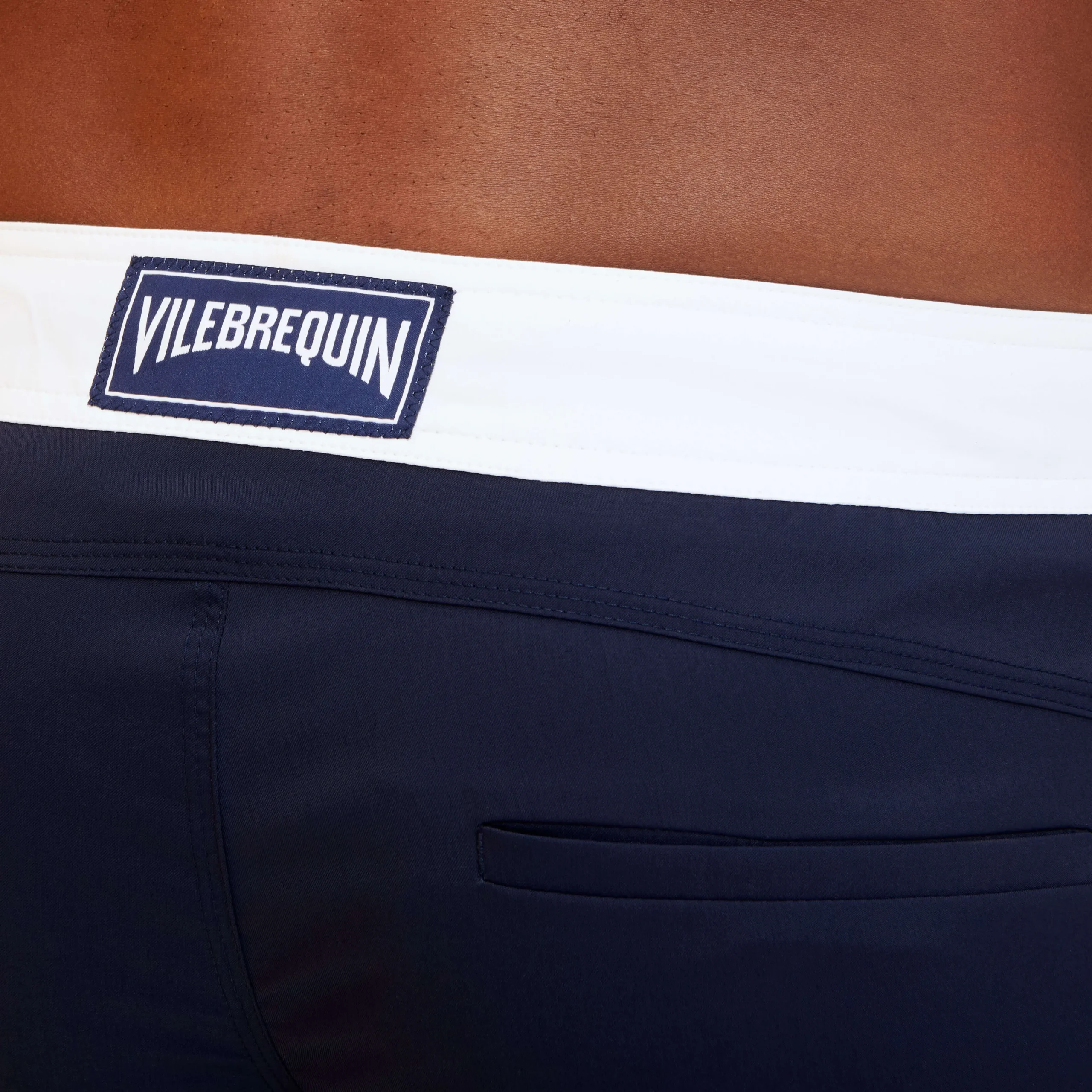 Vilebrequin Men Flat Belt Stretch Swim Trunk Tricolor*Men The Flat Belt