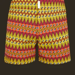 Vilebrequin Men Flat Belt Stretch Swim Trunks Fish On Line*Men The Flat Belt