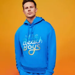 Vilebrequin Men Hoodie Gradient Embroidered Logo - X The Beach Boys*Men Sweatshirts