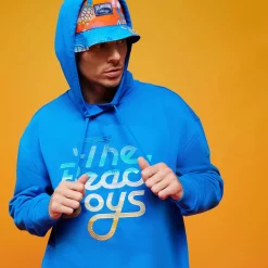 Vilebrequin Men Hoodie Gradient Embroidered Logo - X The Beach Boys*Men Sweatshirts