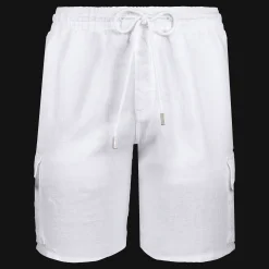 Vilebrequin Men Linen Bermuda Shorts Cargo Pockets*Men Bermuda Shorts